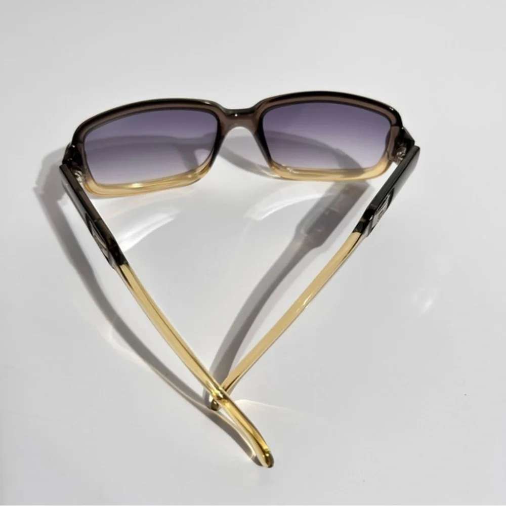 Gucci Authentic Vintage "G" LOGO Biocolor Tinted Y2K Square Sunglasses - Picture 7 of 10
